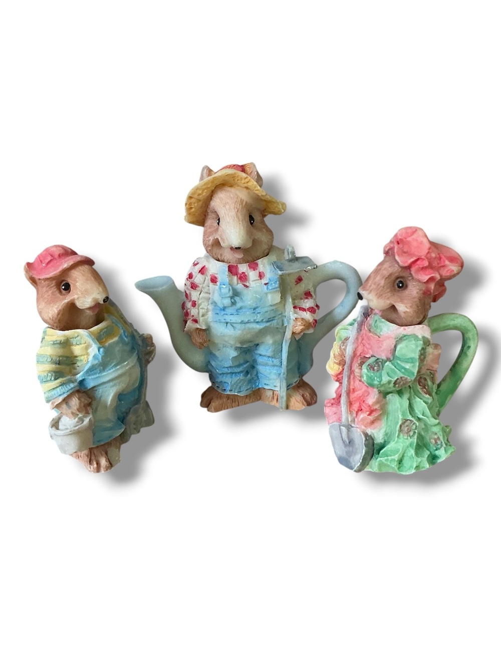 Whimsical Rabbit Mouse Mini Tea Set - Picture 3 of 7